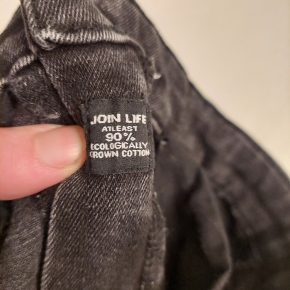 Zara Black Acid Wash Denim High Rise Skinny Jeans Stretch Women's Size 4 - Picture 4 of 12